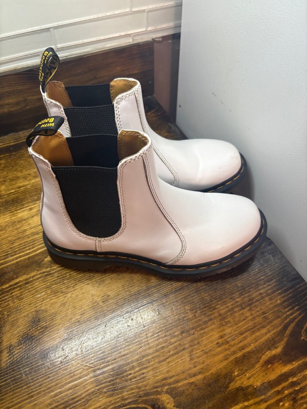 Doc Martens White Boots Women Size 8